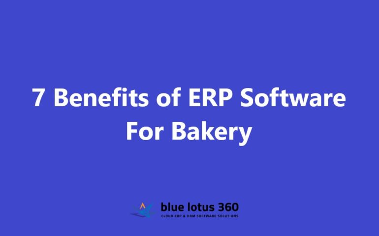 ERP Software For Bakery