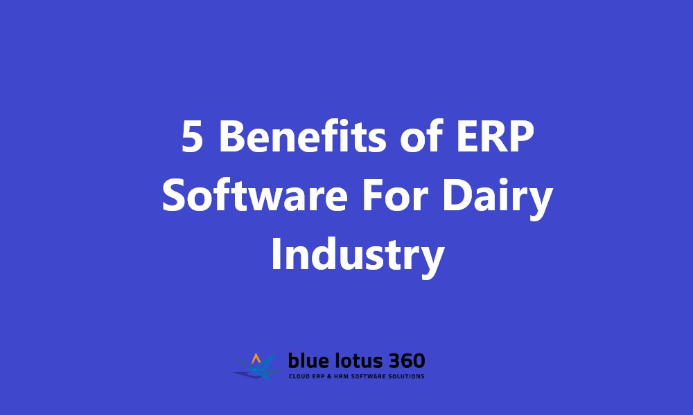 ERP Software For Dairy Industry